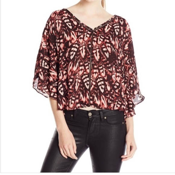 Jessica Simpson Tops - JESSICA SIMPSON Womens "Reece" Boho Shirt Size S